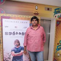 Karthik Subbaraj - Celebs at Irudhi Suttru Movie Premiere Show Stills