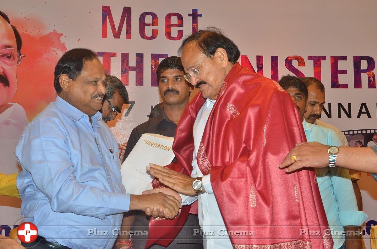 South Indian Film Chamber Union Felicitating Minister Venkaiah Naidu Stills | Picture 1360491