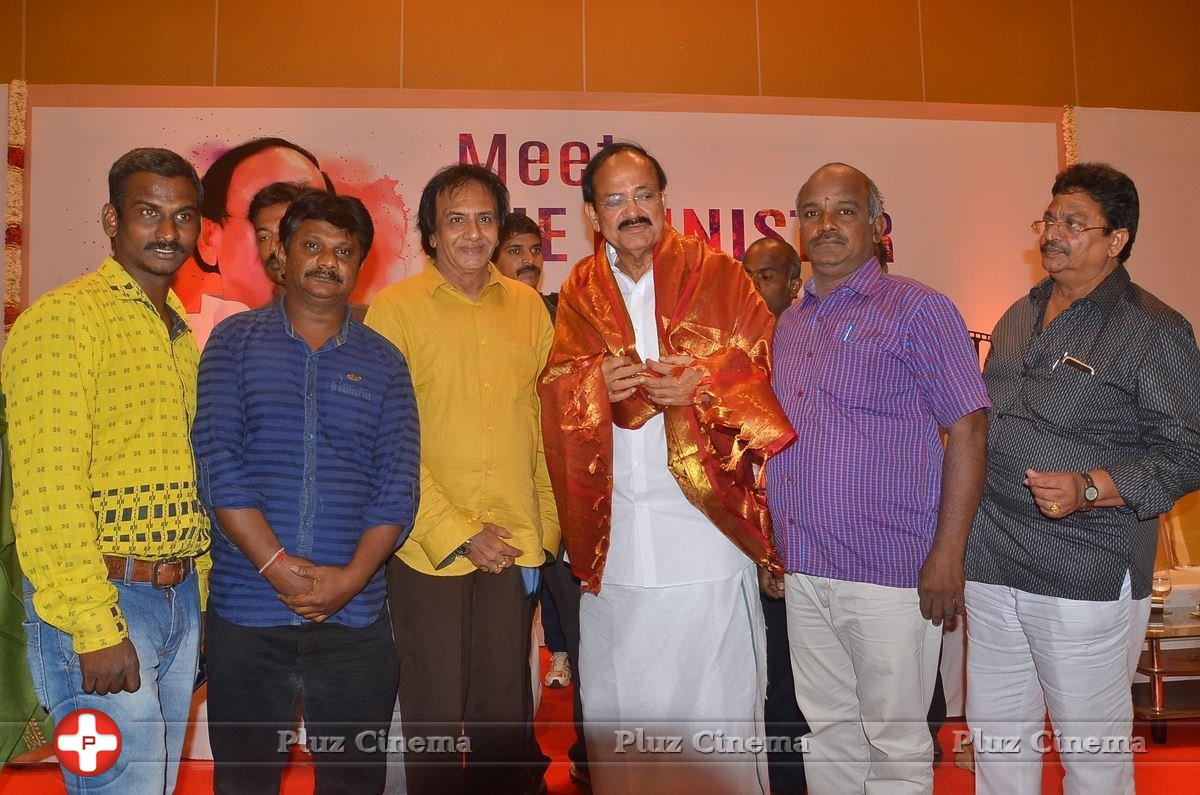 South Indian Film Chamber Union Felicitating Minister Venkaiah Naidu Stills | Picture 1360495