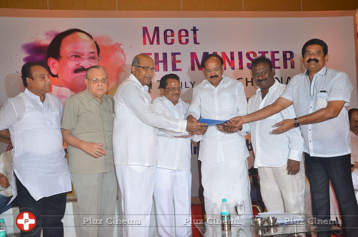 South Indian Film Chamber Union Felicitating Minister Venkaiah Naidu Stills | Picture 1360561