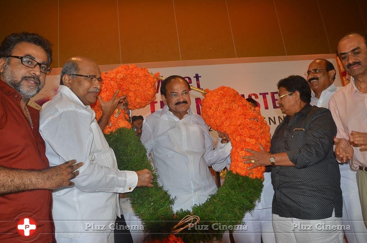 South Indian Film Chamber Union Felicitating Minister Venkaiah Naidu Stills | Picture 1360565