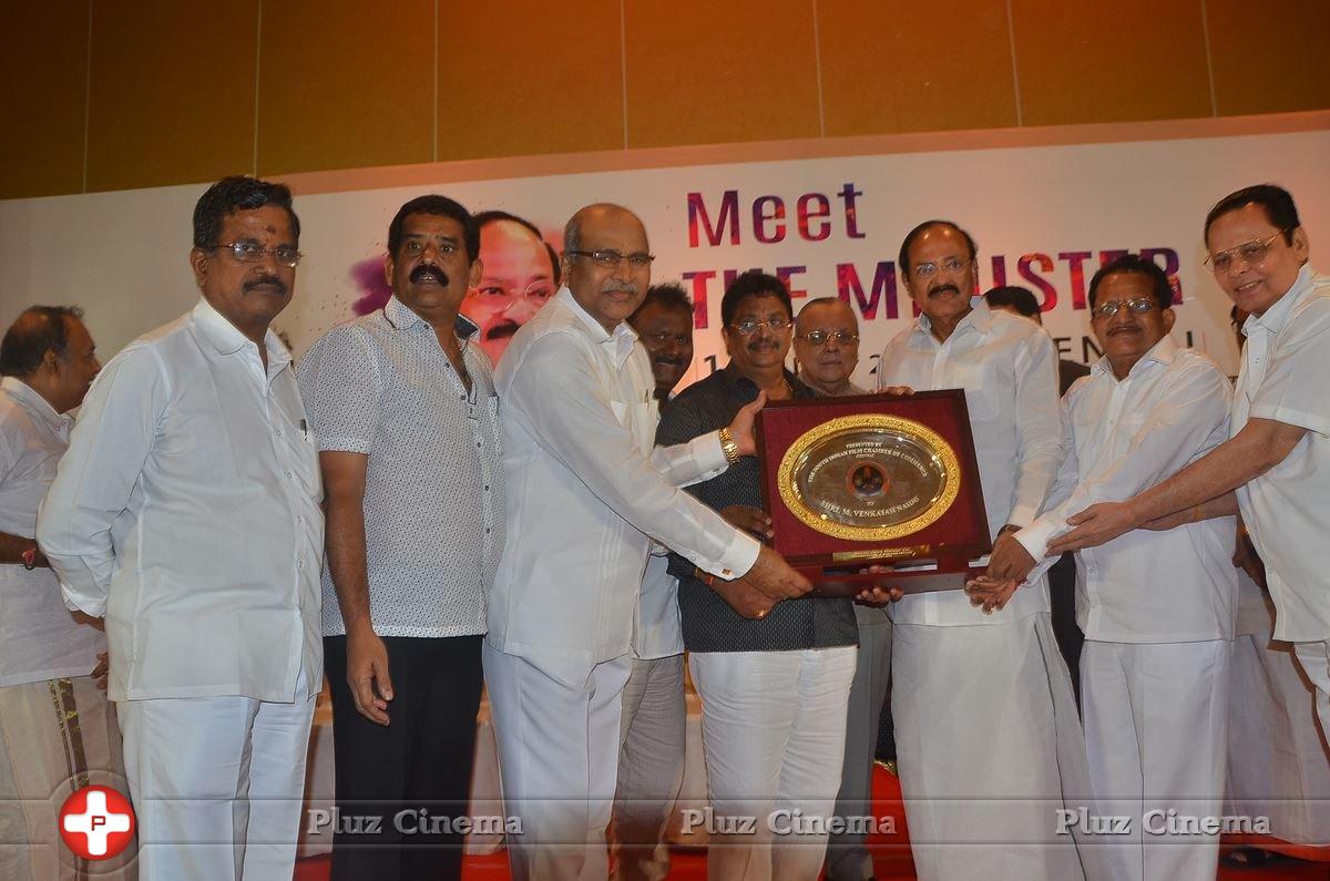 South Indian Film Chamber Union Felicitating Minister Venkaiah Naidu Stills | Picture 1360571