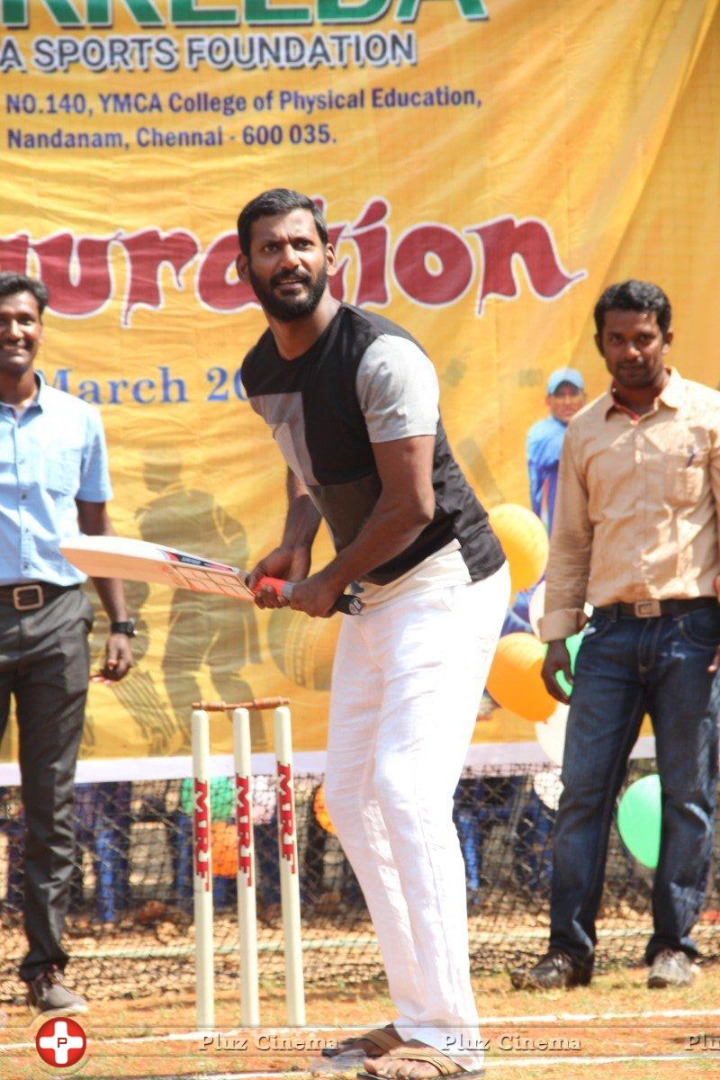 Vishal Krishna - Actor Vishal and Murali Vijay Launches Kreeda a Sports Foundation Photos | Picture 1262124