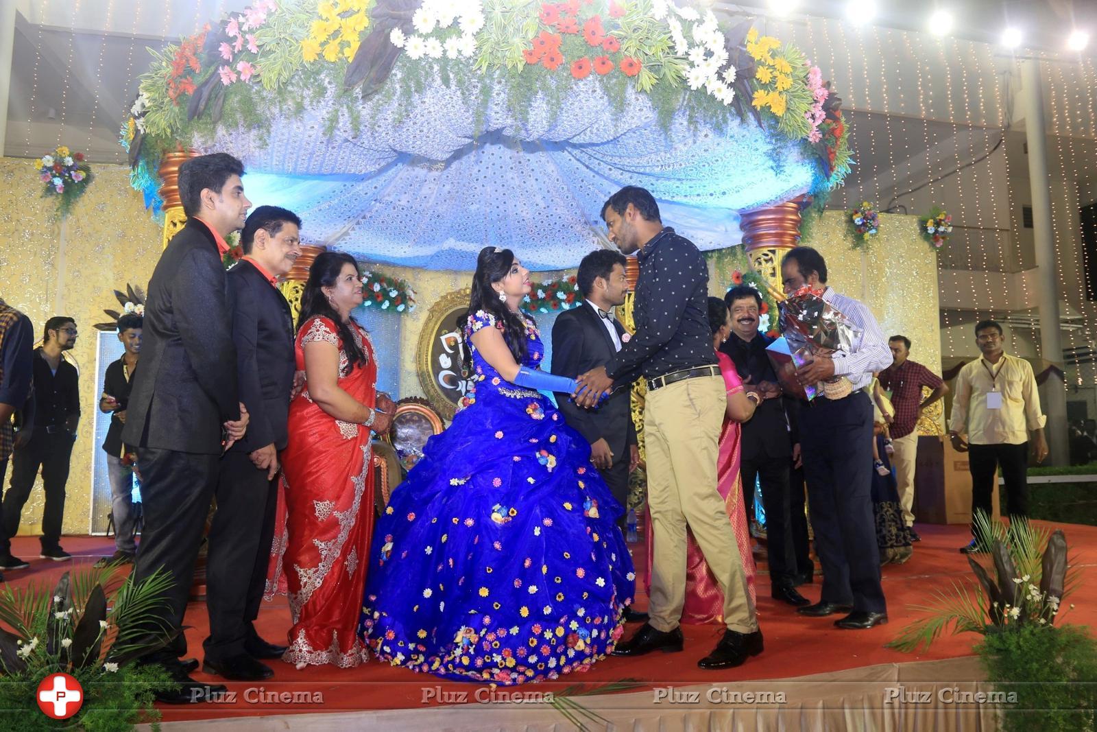 Director R. Pandiarajan Son Prithvirajan Weds Akshaya Wedding Reception Stills | Picture 1310903