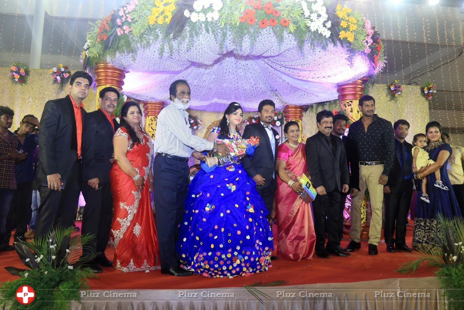 Director R. Pandiarajan Son Prithvirajan Weds Akshaya Wedding Reception Stills | Picture 1310905