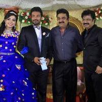 Director R. Pandiarajan Son Prithvirajan Weds Akshaya Wedding Reception Stills | Picture 1310870