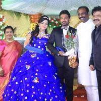 Director R. Pandiarajan Son Prithvirajan Weds Akshaya Wedding Reception Stills | Picture 1310880