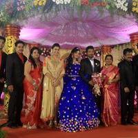 Director R. Pandiarajan Son Prithvirajan Weds Akshaya Wedding Reception Stills | Picture 1310883