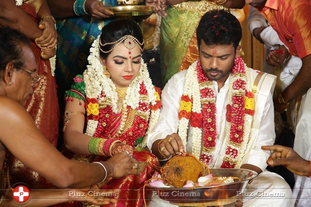 Director R. Pandiarajan Son Prithvirajan Weds Akshaya Wedding Reception Stills | Picture 1313807