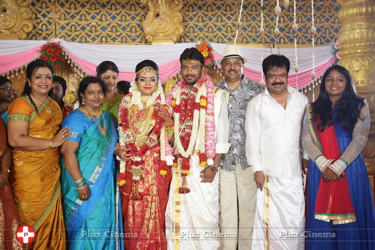 Director R. Pandiarajan Son Prithvirajan Weds Akshaya Wedding Reception Stills | Picture 1313809