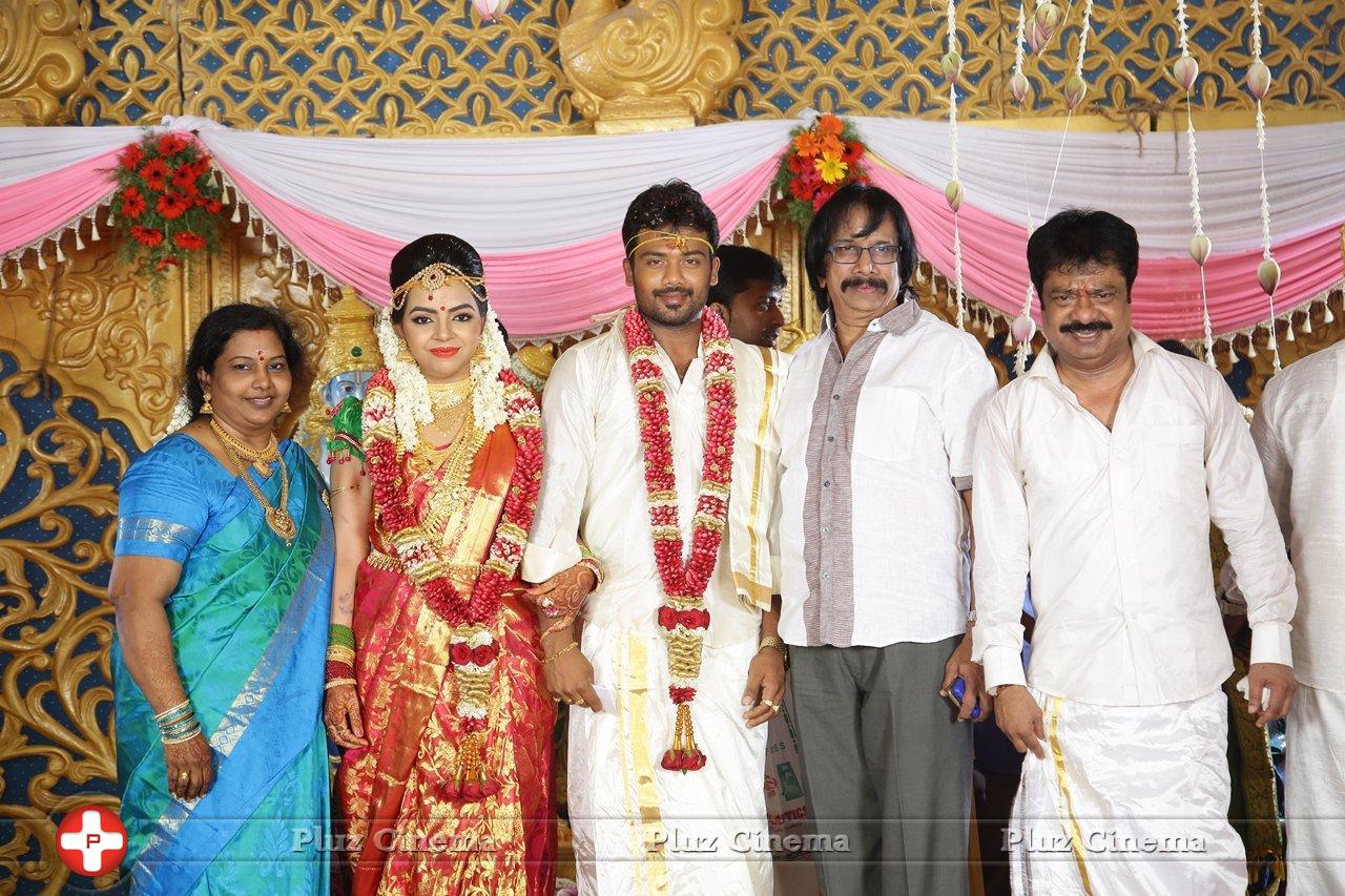 Director R. Pandiarajan Son Prithvirajan Weds Akshaya Wedding Reception Stills | Picture 1313814