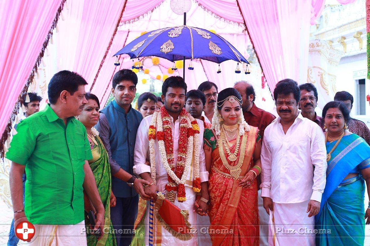 Director R. Pandiarajan Son Prithvirajan Weds Akshaya Wedding Reception Stills | Picture 1313818