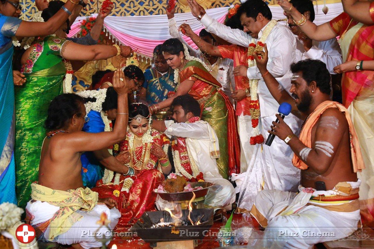 Director R. Pandiarajan Son Prithvirajan Weds Akshaya Wedding Reception Stills | Picture 1313820