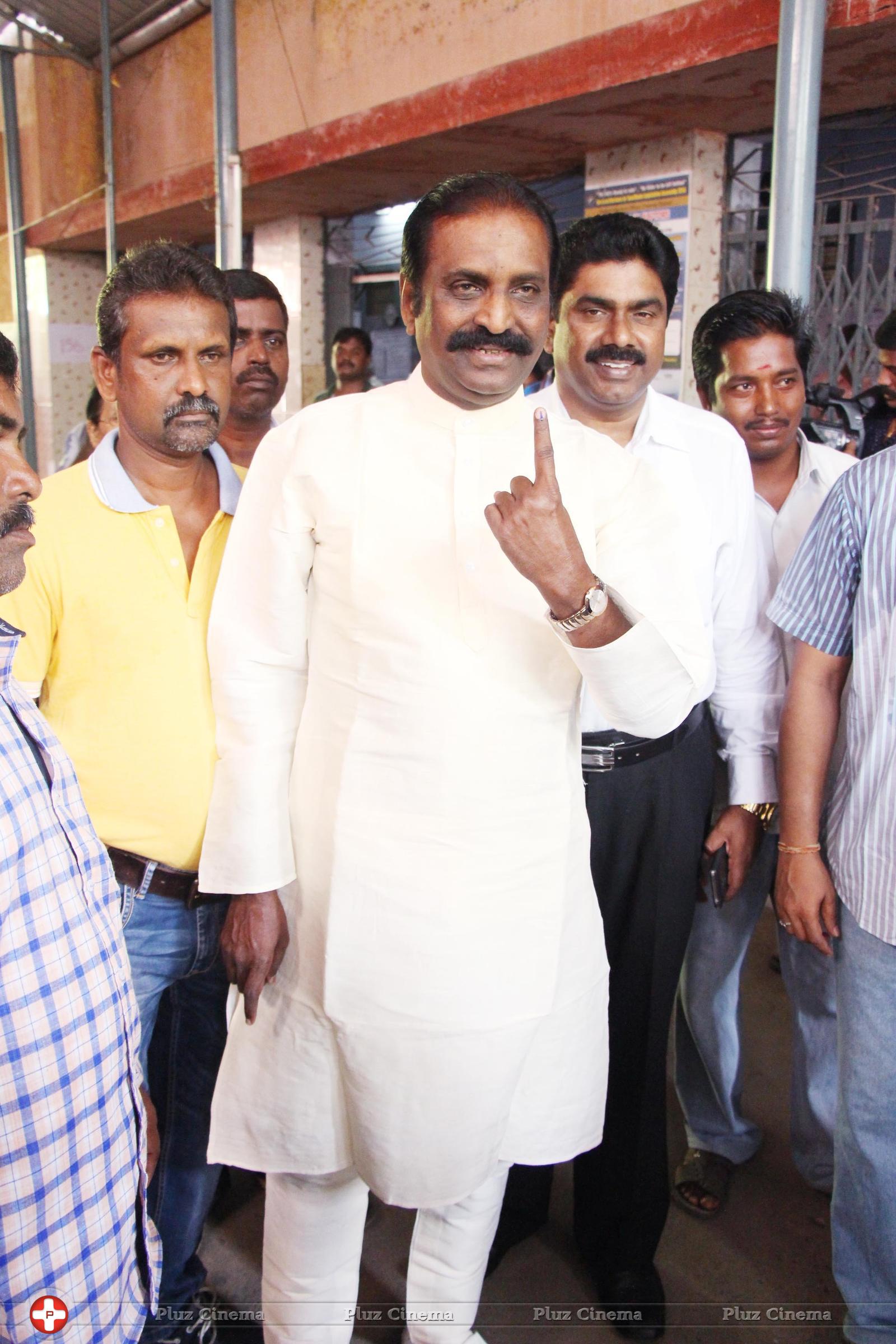 Celebrities Cast their Votes in TN Election 2016 Photos | Picture 1315166