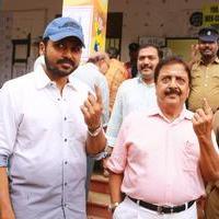 Celebrities Cast their Votes in TN Election 2016 Photos
