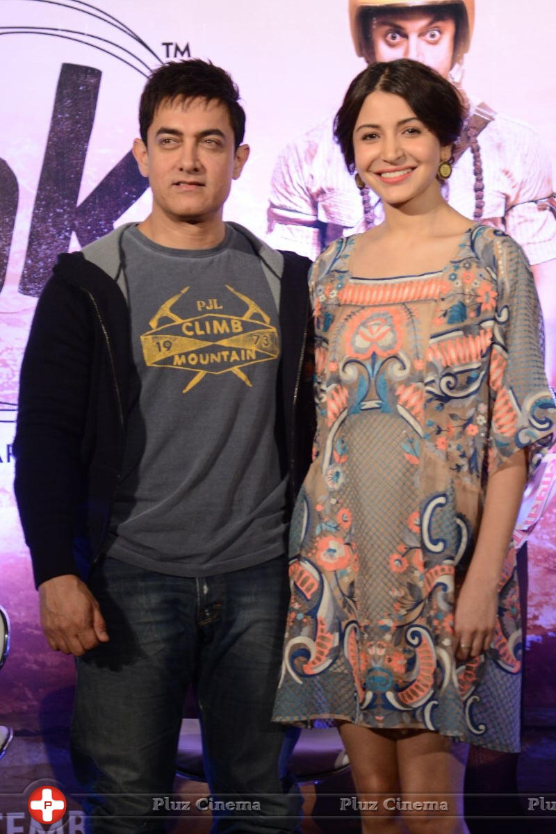 Aamir Khan and Anushka Sharma promotes PK Movie at Hyderabad Photos | Picture 899905
