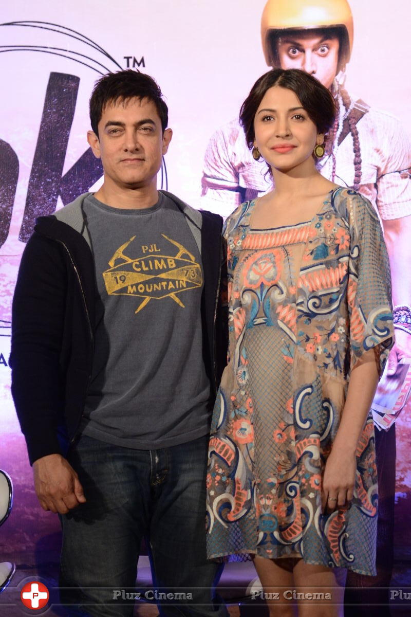 Aamir Khan and Anushka Sharma promotes PK Movie at Hyderabad Photos | Picture 899908