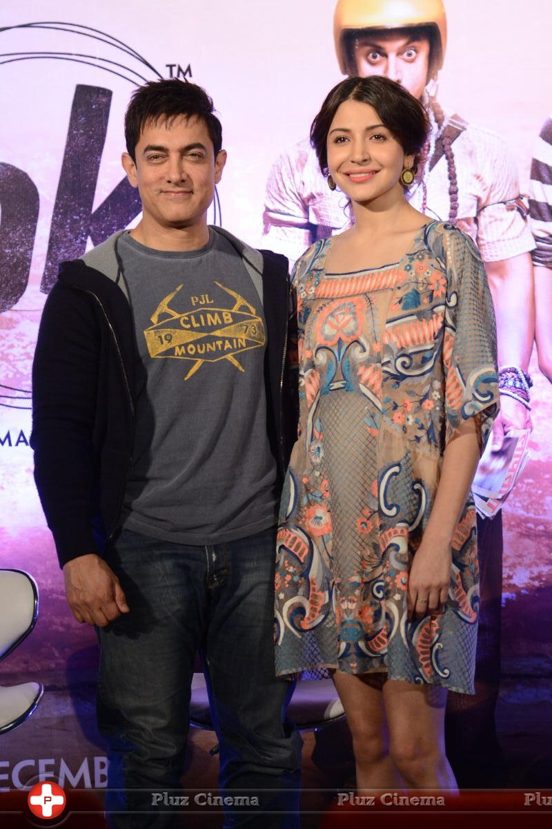 Aamir Khan and Anushka Sharma promotes PK Movie at Hyderabad Photos | Picture 899909