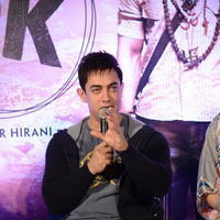 Aamir Khan - Aamir Khan and Anushka Sharma promotes PK Movie at Hyderabad Photos | Picture 899595