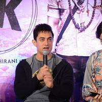 Aamir Khan - Aamir Khan and Anushka Sharma promotes PK Movie at Hyderabad Photos | Picture 899596