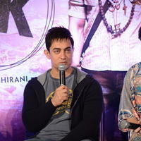 Aamir Khan - Aamir Khan and Anushka Sharma promotes PK Movie at Hyderabad Photos | Picture 899597