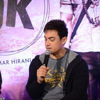 Aamir Khan - Aamir Khan and Anushka Sharma promotes PK Movie at Hyderabad Photos | Picture 899600