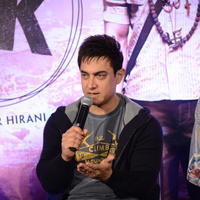 Aamir Khan - Aamir Khan and Anushka Sharma promotes PK Movie at Hyderabad Photos | Picture 899604