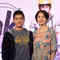 Aamir Khan and Anushka Sharma promotes PK Movie at Hyderabad Photos | Picture 899908