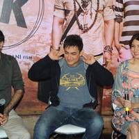 Aamir Khan and Anushka Sharma promotes PK Movie at Hyderabad Photos | Picture 899972