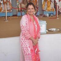 Rupali Ganguly snapped at DN Nagar Durga Pooja Stills