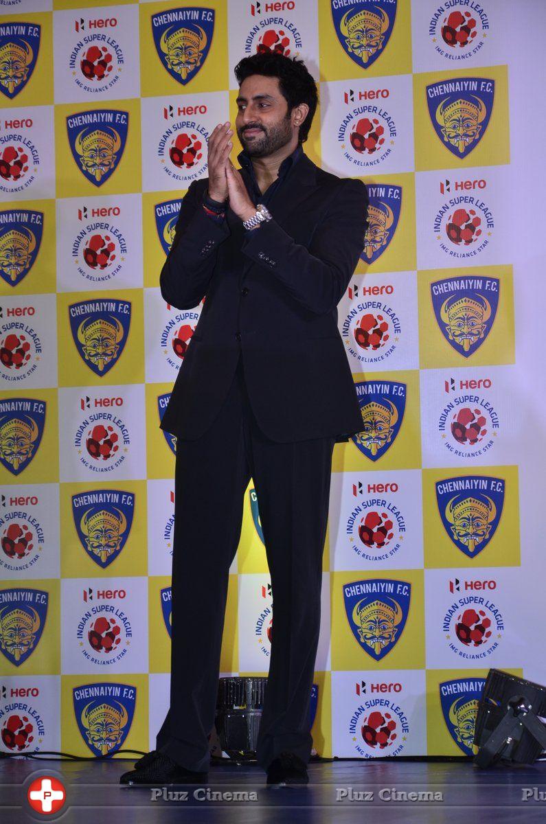 Abhishek Bachchan - Abhishek Bachchan introduces ISL Chennaiyin FC team Photos | Picture 845338