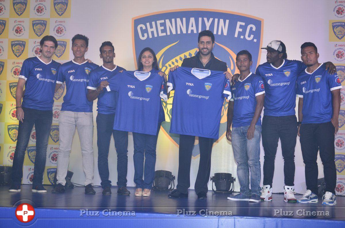 Abhishek Bachchan introduces ISL Chennaiyin FC team Photos | Picture 845347