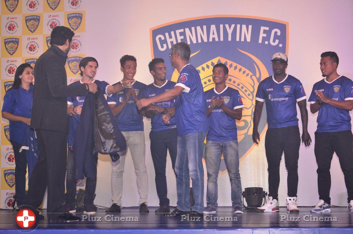 Abhishek Bachchan introduces ISL Chennaiyin FC team Photos | Picture 845350