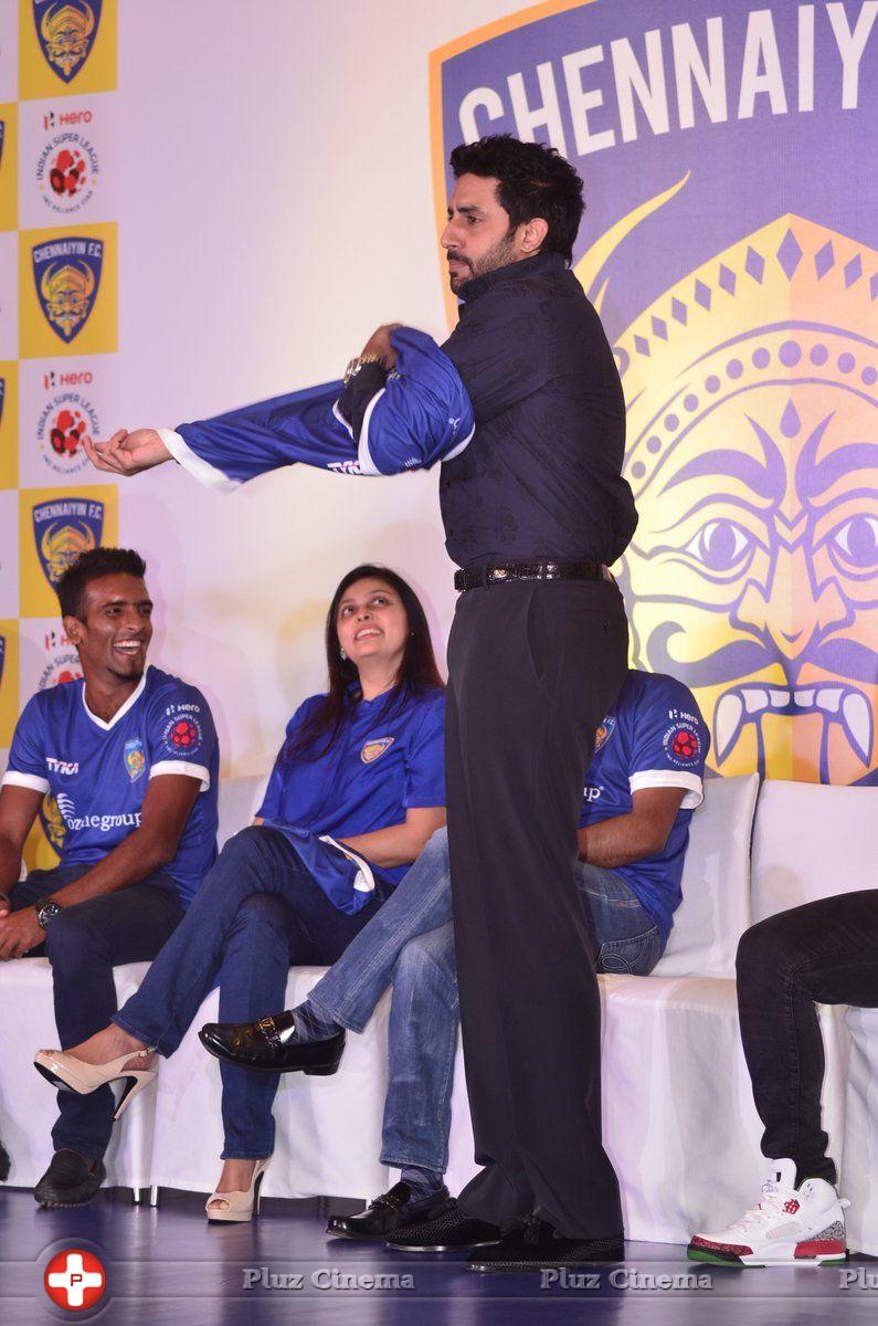 Abhishek Bachchan - Abhishek Bachchan introduces ISL Chennaiyin FC team Photos | Picture 845357