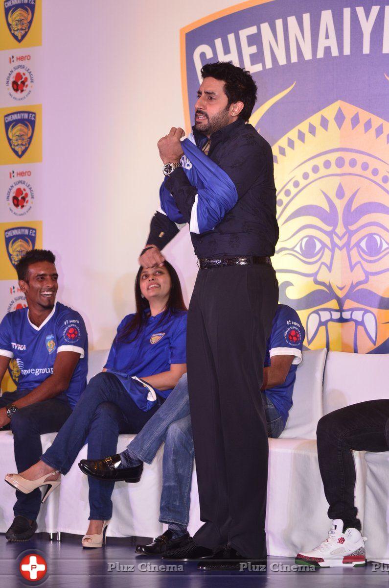 Abhishek Bachchan - Abhishek Bachchan introduces ISL Chennaiyin FC team Photos | Picture 845358