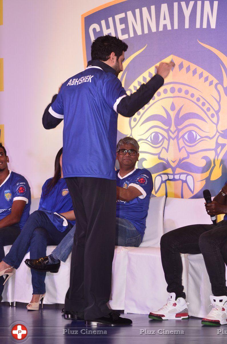 Abhishek Bachchan - Abhishek Bachchan introduces ISL Chennaiyin FC team Photos | Picture 845359