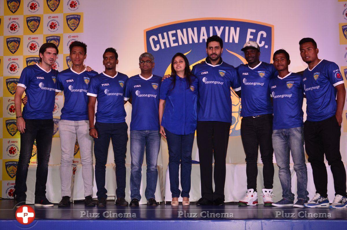 Abhishek Bachchan introduces ISL Chennaiyin FC team Photos | Picture 845363