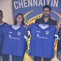 Abhishek Bachchan introduces ISL Chennaiyin FC team Photos | Picture 845346