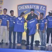 Abhishek Bachchan introduces ISL Chennaiyin FC team Photos