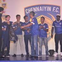 Abhishek Bachchan introduces ISL Chennaiyin FC team Photos