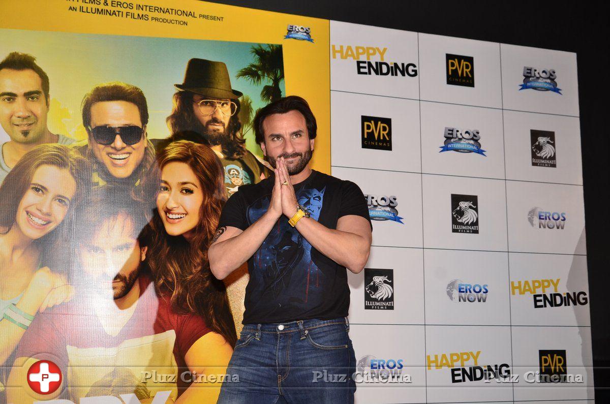 Saif Ali Khan - Saif Ileana & Kalki at Happy Ending Movie Trailer Launch Photos | Picture 845207