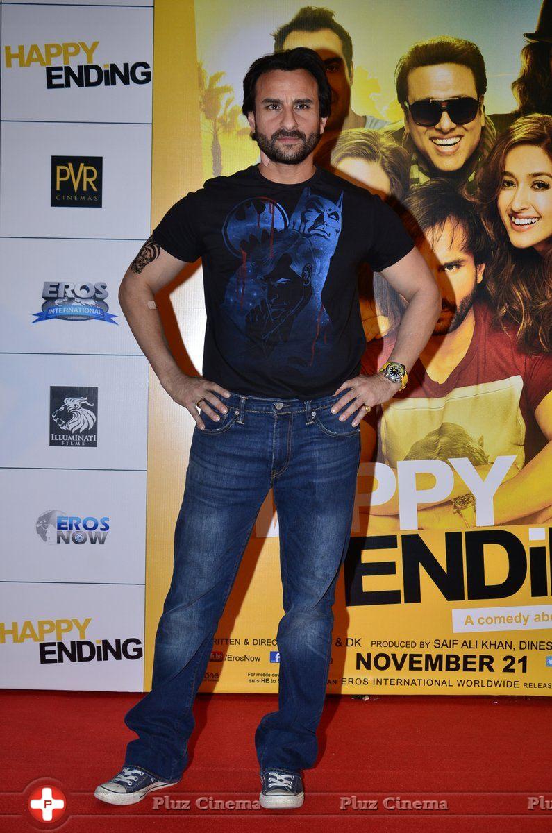 Saif Ali Khan - Saif Ileana & Kalki at Happy Ending Movie Trailer Launch Photos | Picture 845261