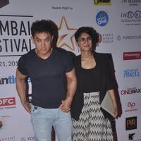 Aamir Khan, Parineeti & Anushka Sharma at Mumbai Film Festival Closing Ceremony Photos