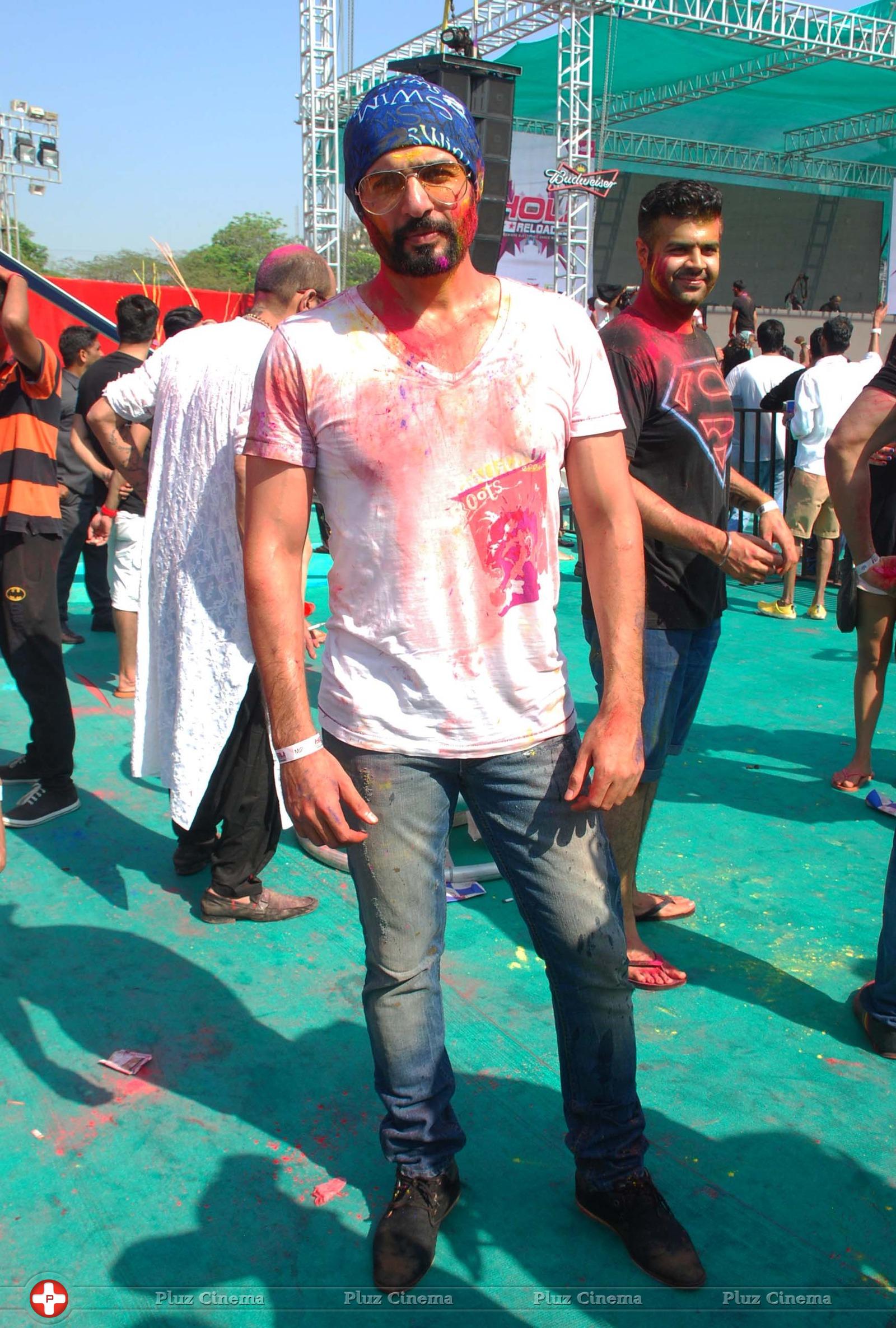 Jay Bhanushali - Celebrities at Plus91 Holi Reloaded 2015 Stills | Picture 983046