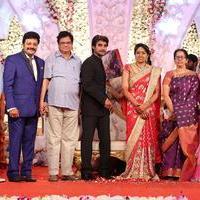 Aadi and Aruna Wedding Reception Stills