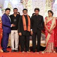 Aadi and Aruna Wedding Reception Stills