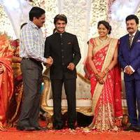 Aadi and Aruna Wedding Reception Stills