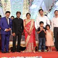 Aadi and Aruna Wedding Reception Stills