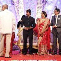 Aadi and Aruna Wedding Reception Stills