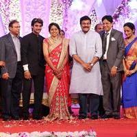 Aadi and Aruna Wedding Reception Stills
